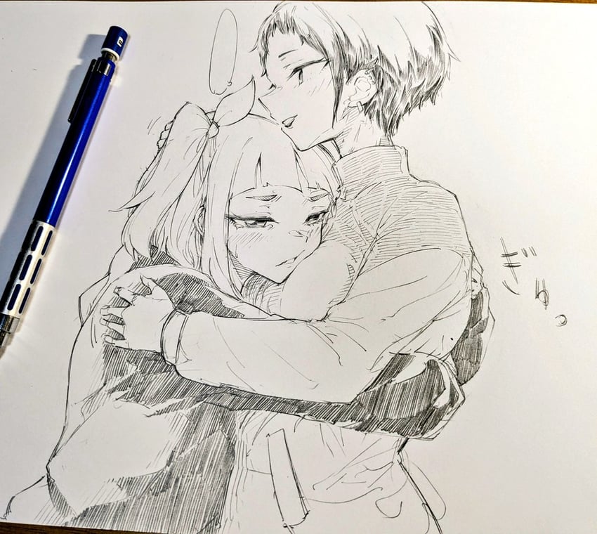 watase kiui and koharu (yoru no kurage wa oyogenai) drawn by gasuri_govan