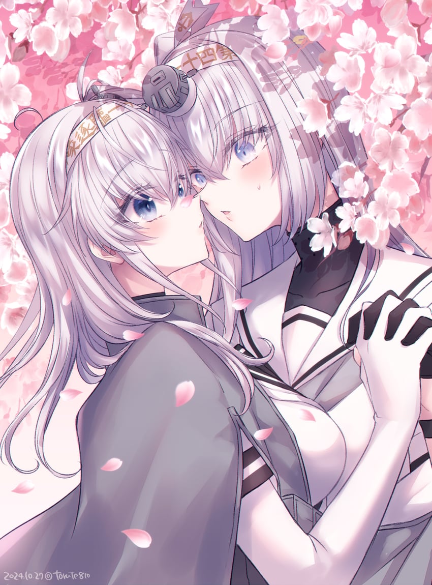suzutsuki and fuyutsuki (kantai collection) drawn by kabocha_torute