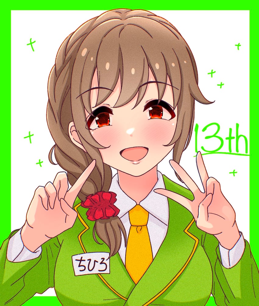 senkawa chihiro (idolmaster and 1 more) drawn by thewatchertmk