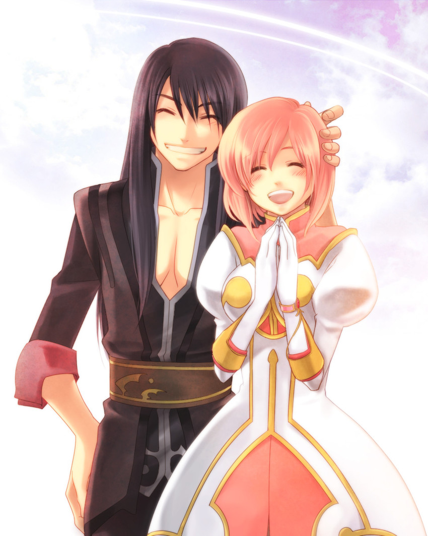 yuri lowell and estellise sidos heurassein (tales of and 1 more) drawn by celestial_s