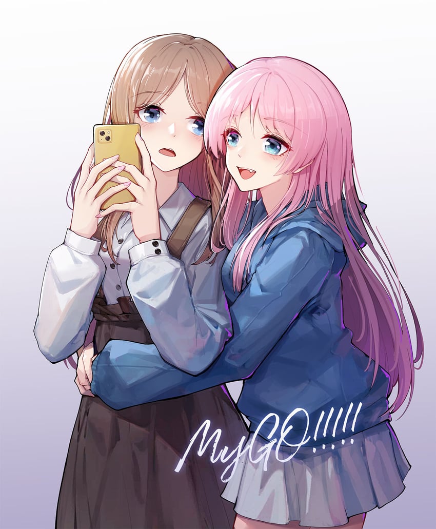 chihaya anon and nagasaki soyo (bang dream! and 1 more) drawn by yun_cao_bing