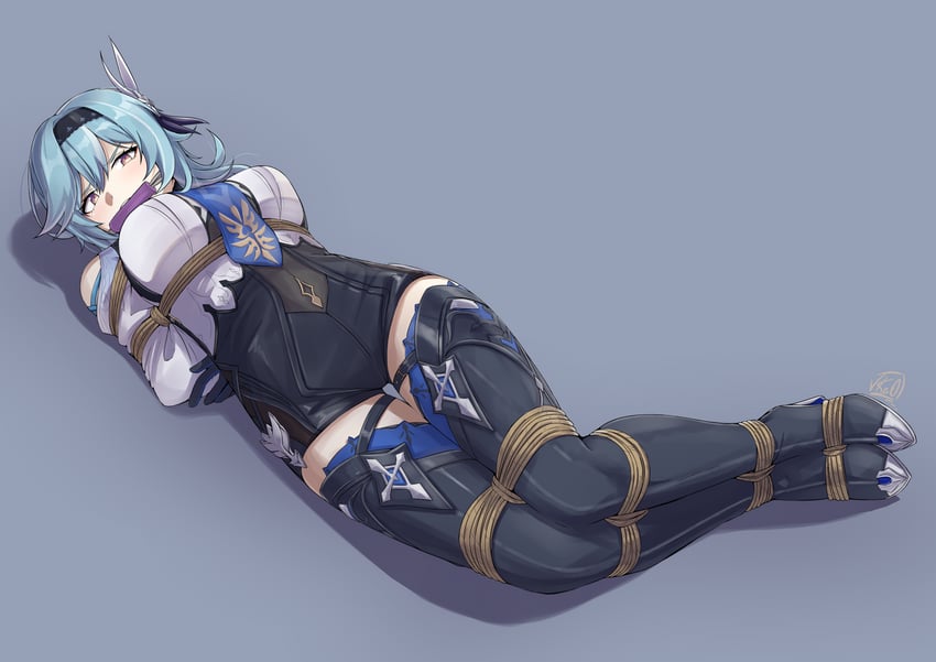 eula (genshin impact) drawn by vakaosciosa