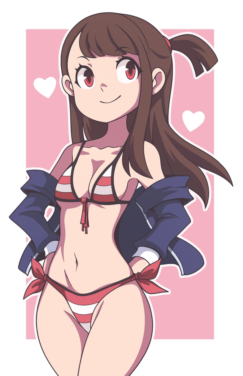 kagari atsuko (little witch academia) drawn by abysswatchers