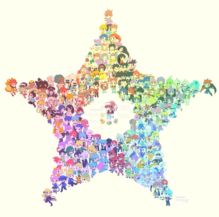 pikachu, dawn, may, hilda, cynthia, and 176 more (pokemon and 9 more) drawn by cocoloco