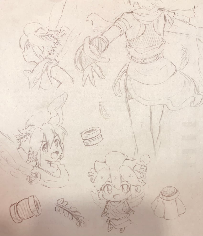pit (kid icarus and 1 more) drawn by waffuum