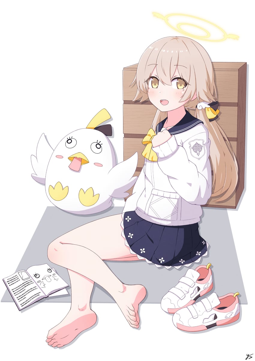hifumi and peroro (blue archive) drawn by yashi_(hayashiki0404)