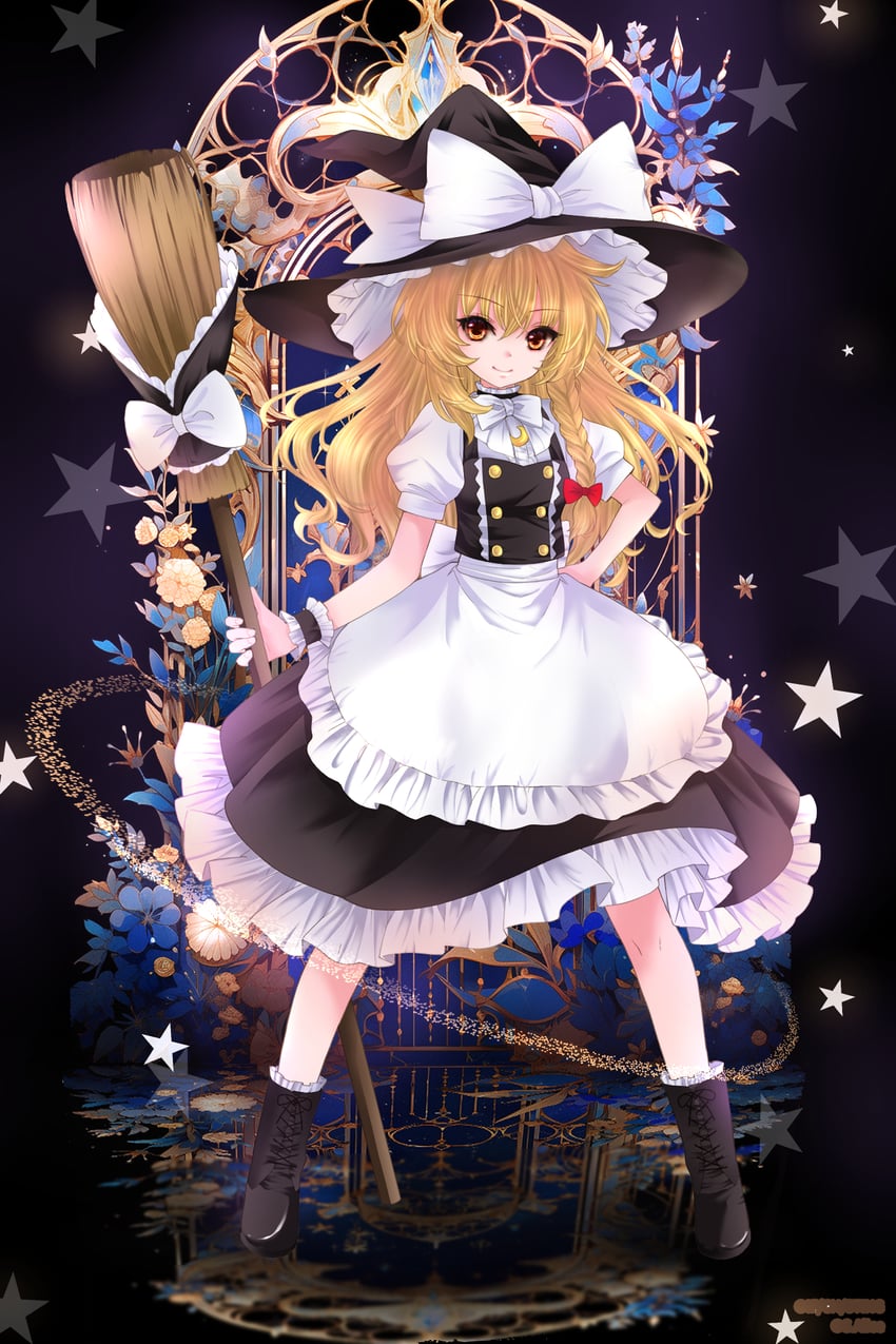 kirisame marisa (touhou and 1 more) drawn by rrcmt118