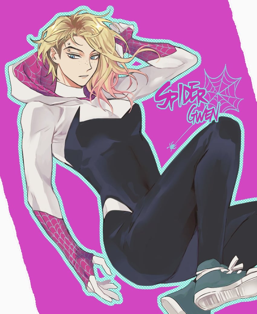 spider-gwen and gwen stacy (marvel and 2 more) drawn by gugusam0
