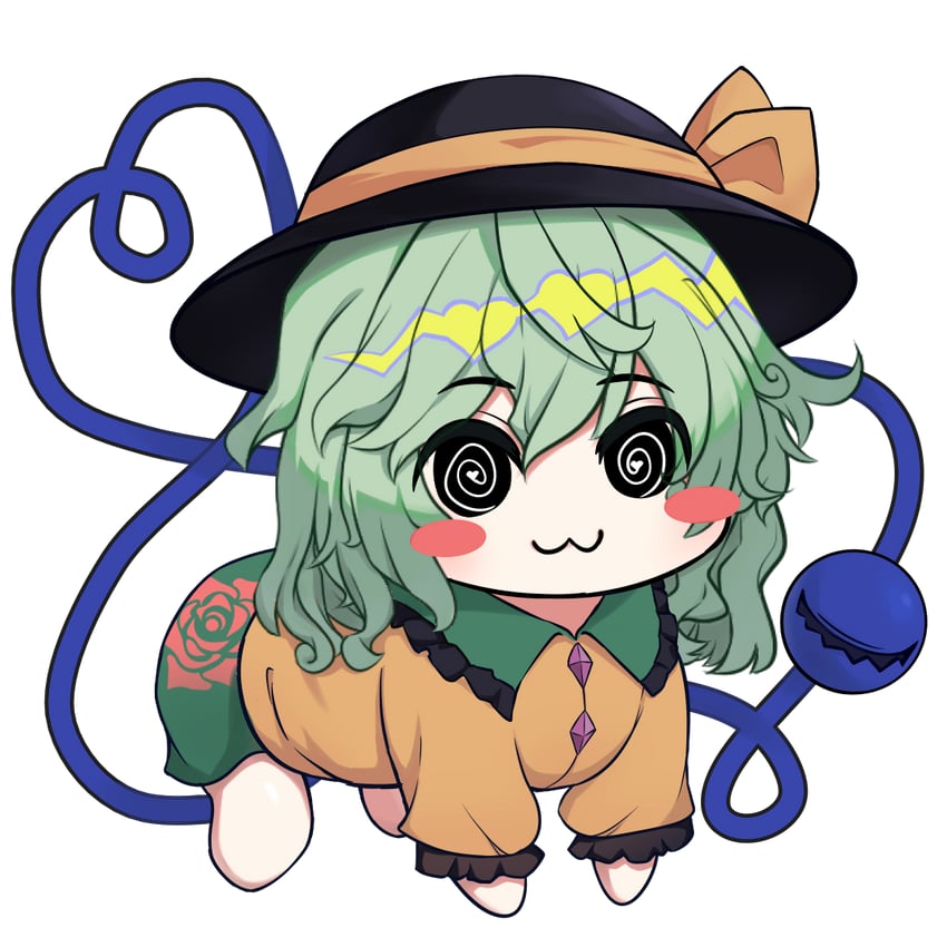 komeiji koishi and doro (touhou and 1 more) drawn by zacord20xx