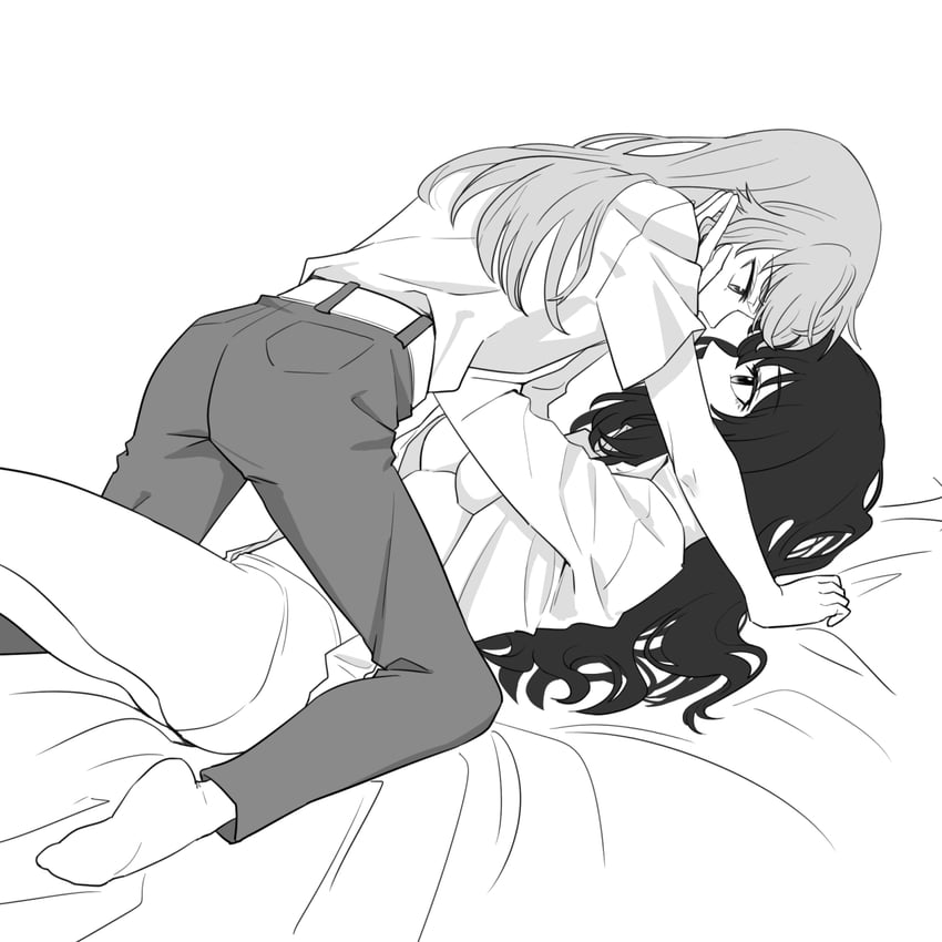 saotome mary and hanatemari tsuzura (kakegurui) drawn by uranium_(a3uki)