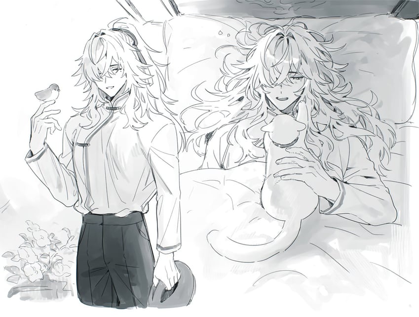 jing yuan (honkai and 1 more) drawn by noco_(noco_1017)