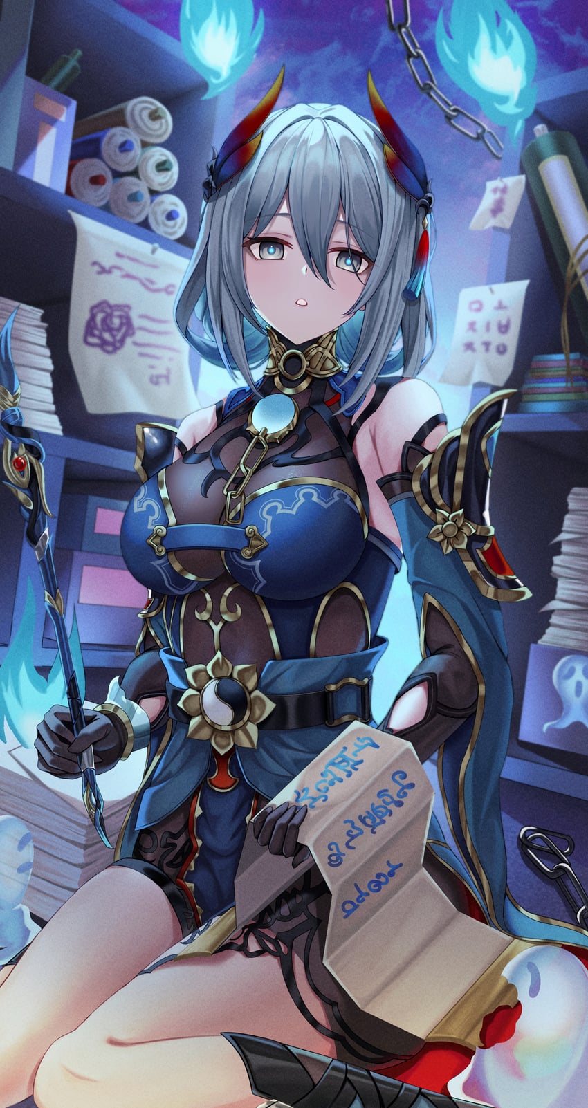 hanya (honkai and 1 more) drawn by xia_0328