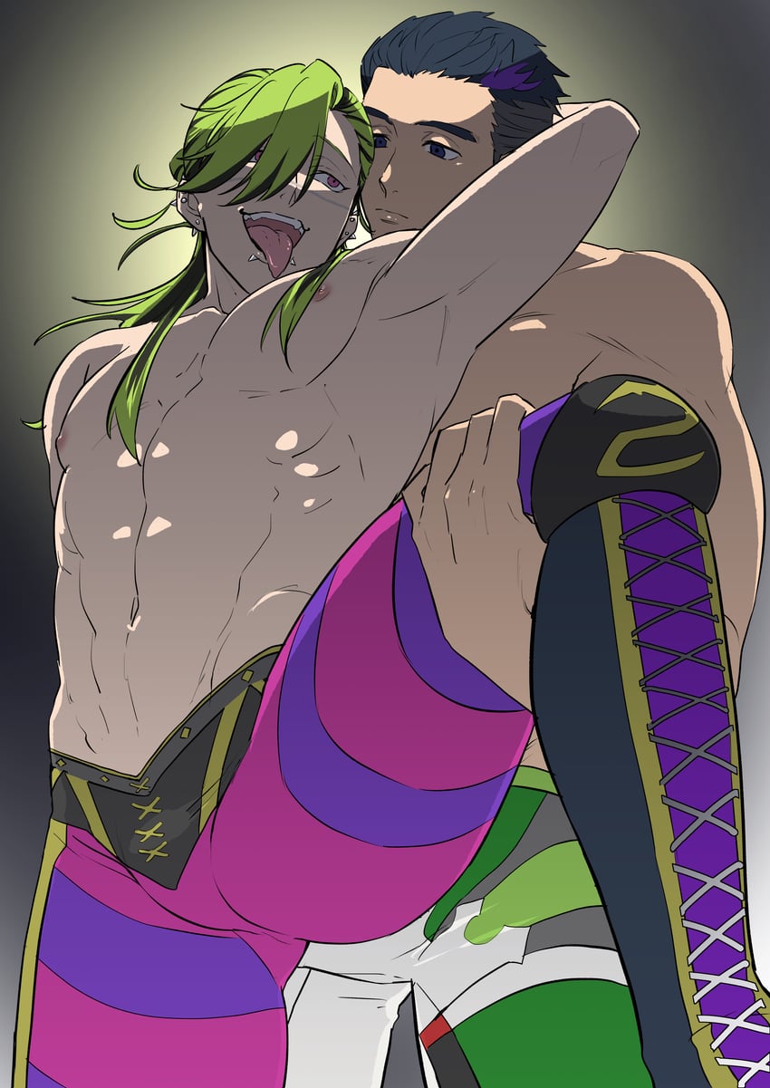 jin marito and outa tahide (bucchigiri?!) drawn by lbar_f