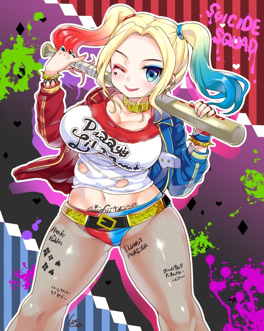 harley quinn (dc comics and 2 more) drawn by urute