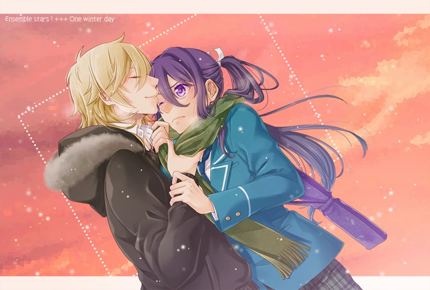 kanzaki souma and hakaze kaoru (ensemble stars!) drawn by chaka0w0