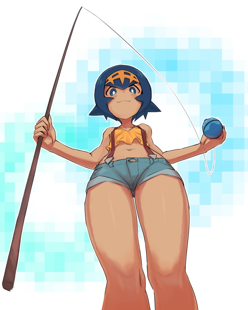 misty and lana (pokemon and 1 more) drawn by nyonn24