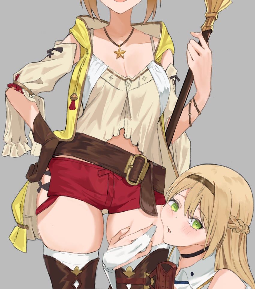 reisalin stout and klaudia valentz (atelier and 2 more) drawn by ulette