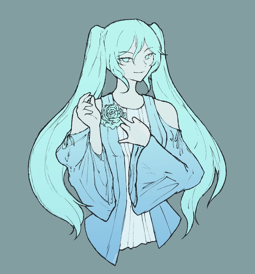 hatsune miku and margarita blankenheim (vocaloid and 2 more) drawn by jenohig