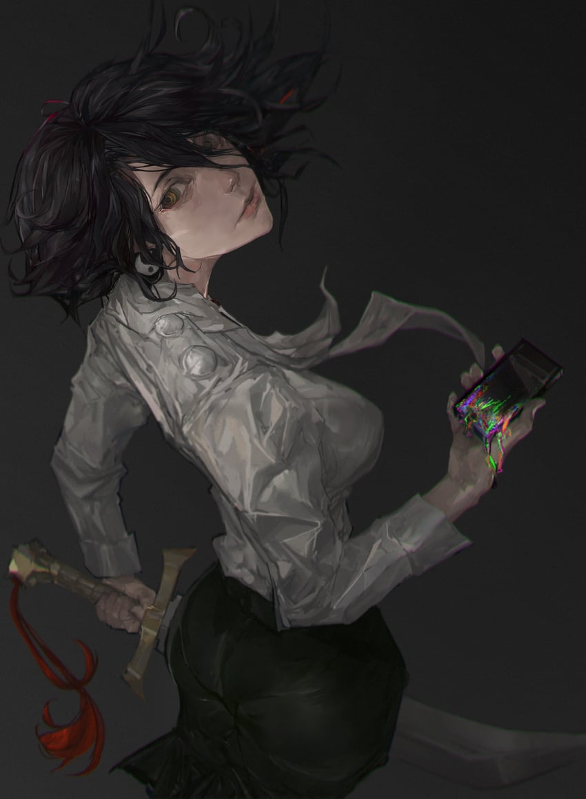 victoria huang (original) drawn by tristan_mori
