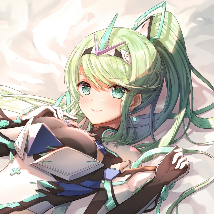 pneuma (xenoblade chronicles and 1 more) drawn by luli_ovo