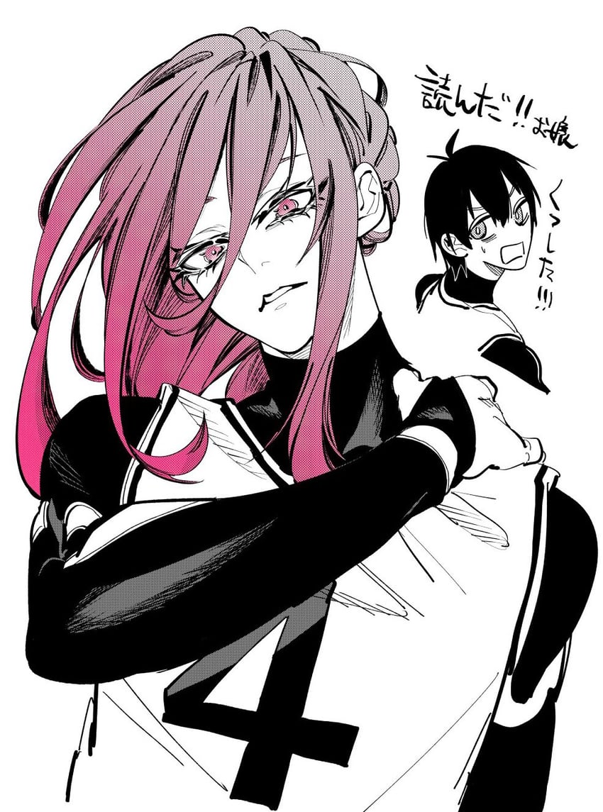 isagi yoichi and chigiri hyoma (blue lock) drawn by wl6yugi8go1