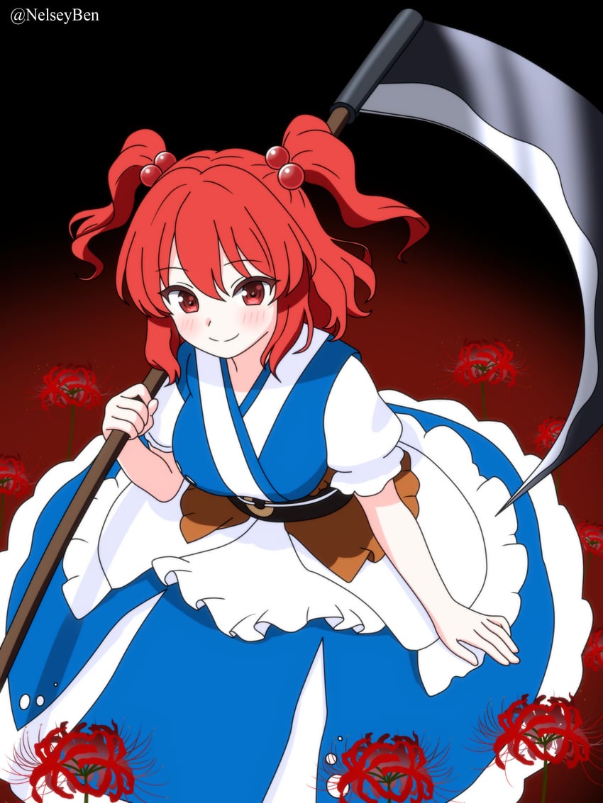 onozuka komachi (touhou) drawn by bnelsey