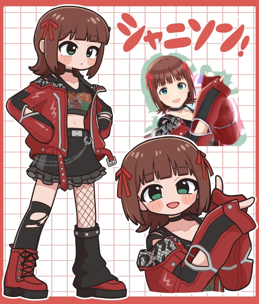 amami haruka (idolmaster and 2 more) drawn by fis_(t83192933)