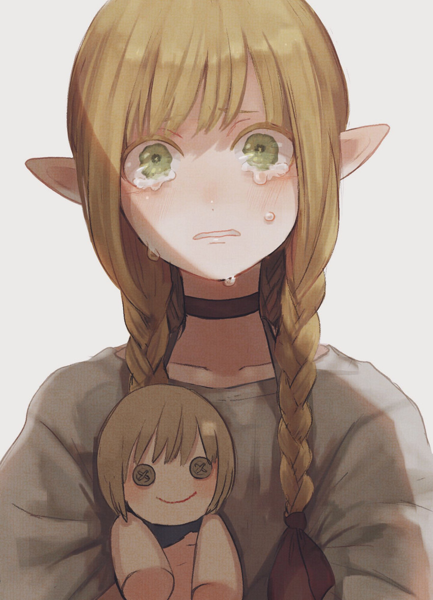 marcille donato and falin touden (dungeon meshi) drawn by r06ku