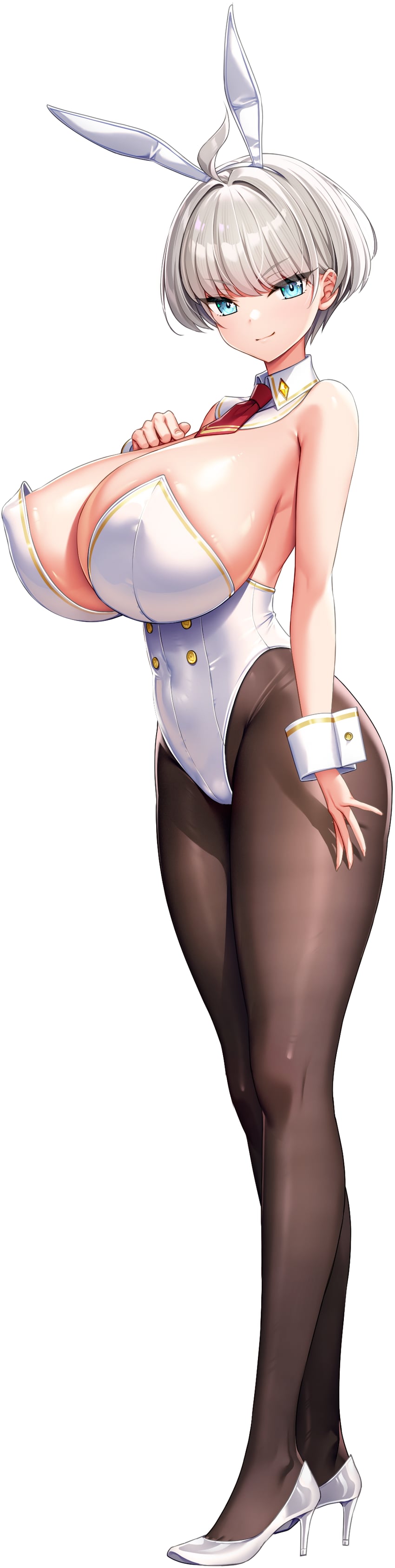miinya prenavas8102 (motto! haramase! honoo no oppai isekai oppai bunny gakuen!) drawn by derauea