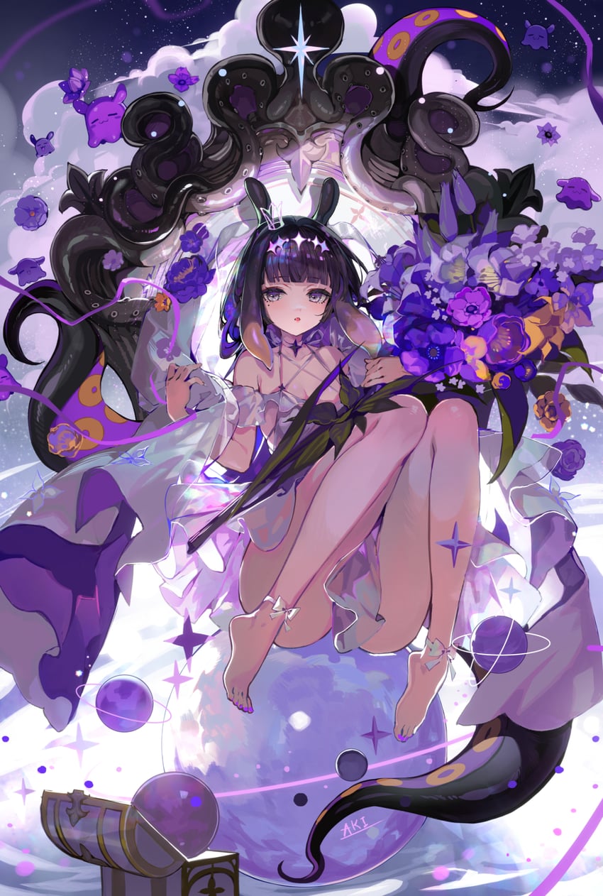 ninomae ina'nis and takodachi (hololive and 1 more) drawn by akizero1510