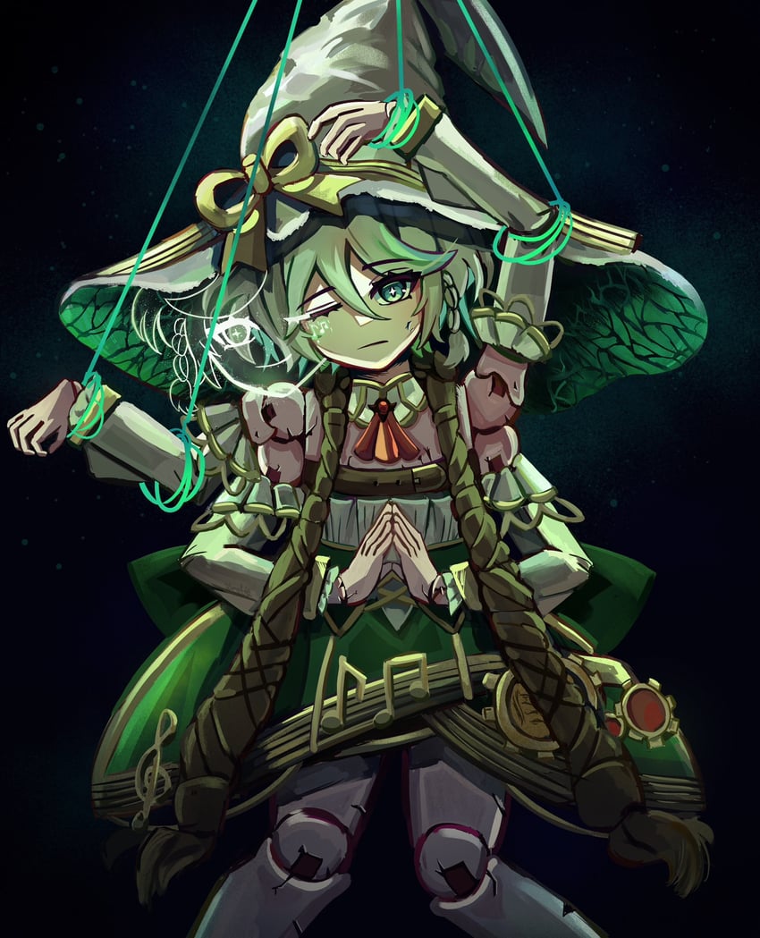 ranni the witch and cecilia immergreen (hololive and 2 more) drawn by yume_(yume_ato29)