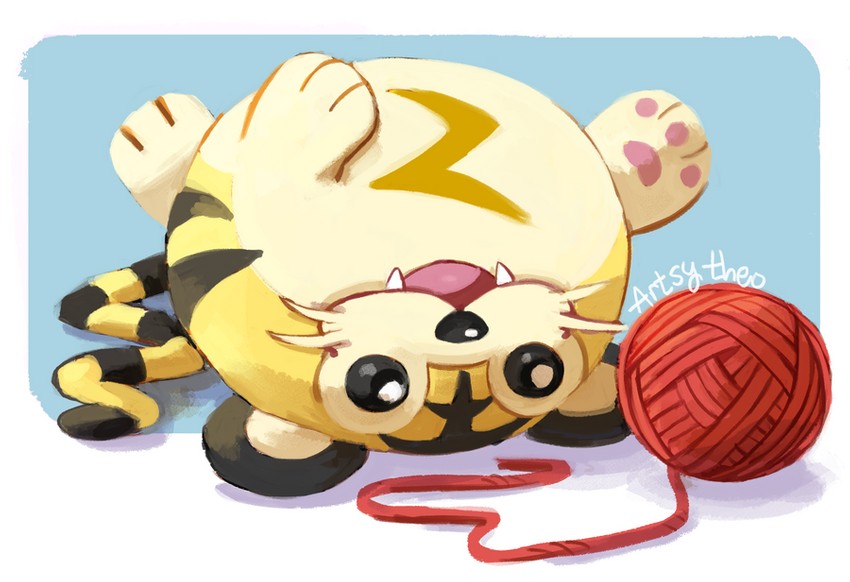 kotora (pokemon and 1 more) drawn by artsy-theo
