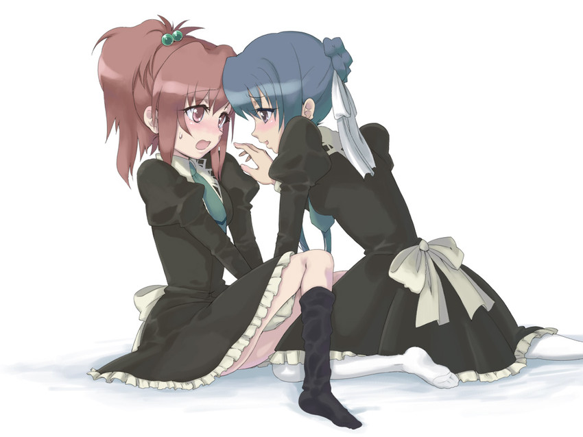 aoi nagisa and suzumi tamao (strawberry panic!) drawn by scotch_(blaze)