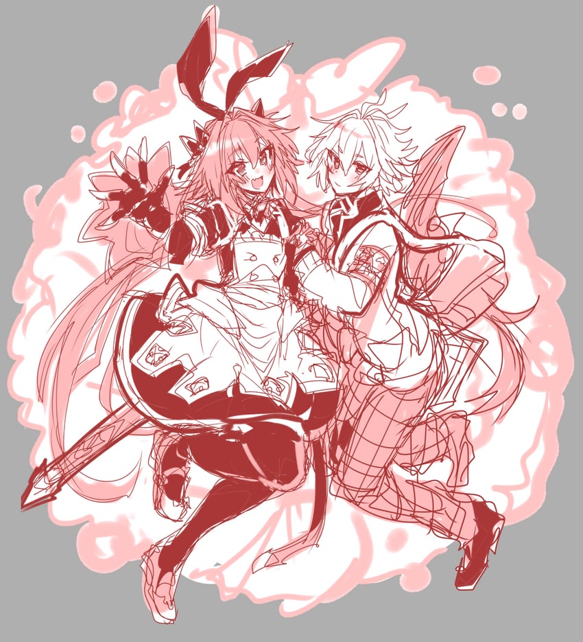 astolfo and sieg (fate and 2 more) drawn by haoro