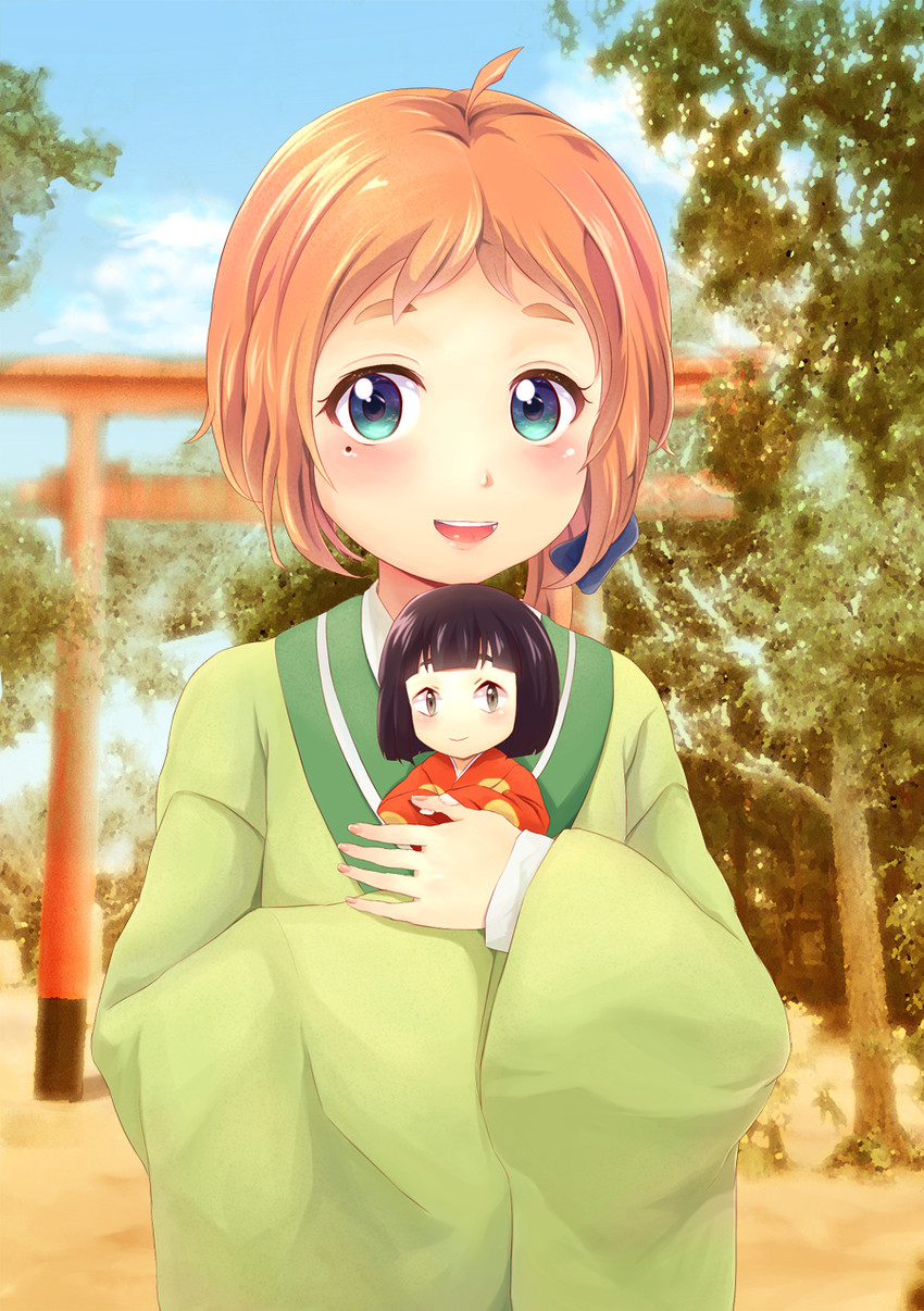 natsume nono and matsuko (urara meirochou) drawn by gegugaigu