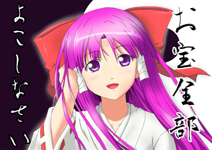hakurei reimu and shinguuji sakura (touhou and 1 more) drawn by sachishiro_pengin