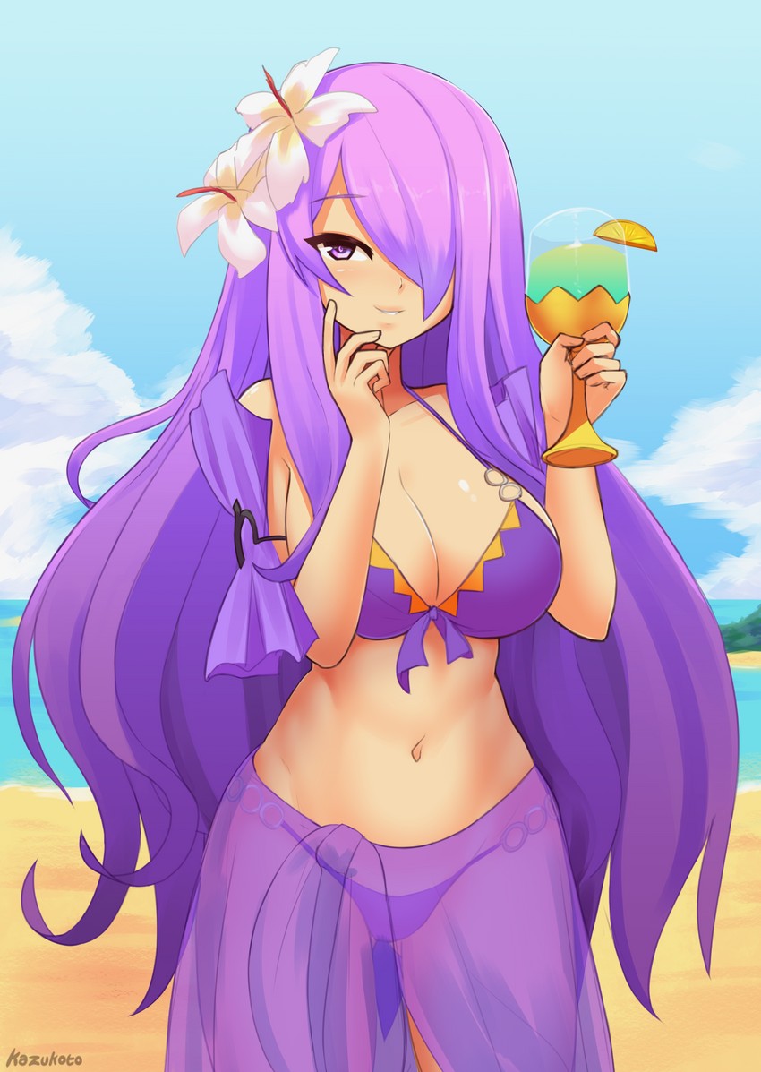 camilla (fire emblem and 2 more) drawn by kazukoto