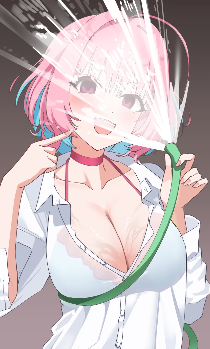 yumemi riamu (idolmaster and 2 more) drawn by kamoromance614