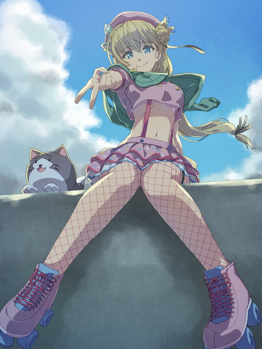 agnes claudel and mishy (eiyuu densetsu and 2 more) drawn by chiharu_(9654784)