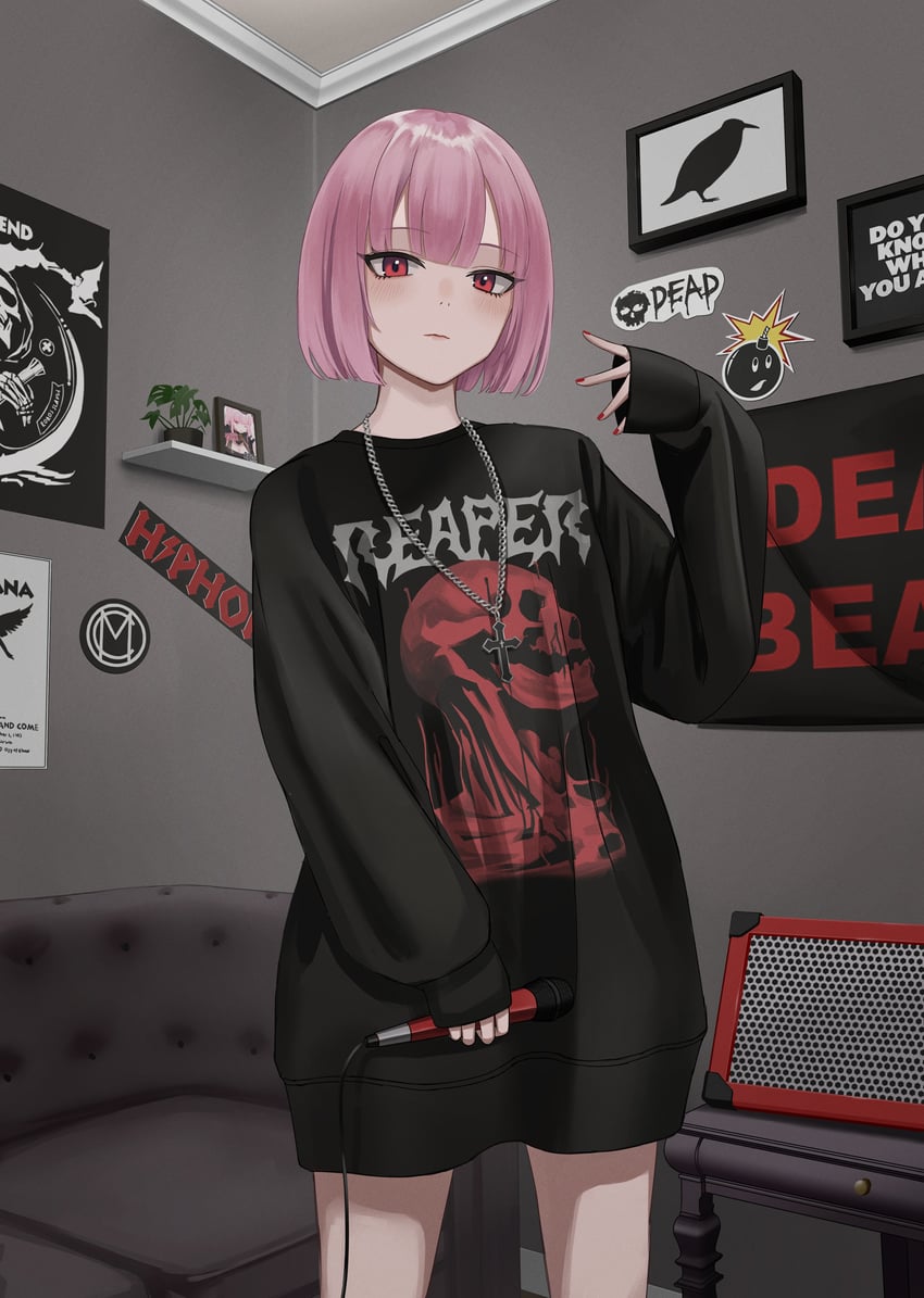 mori calliope (hololive and 1 more) drawn by kit_(kit7lq)