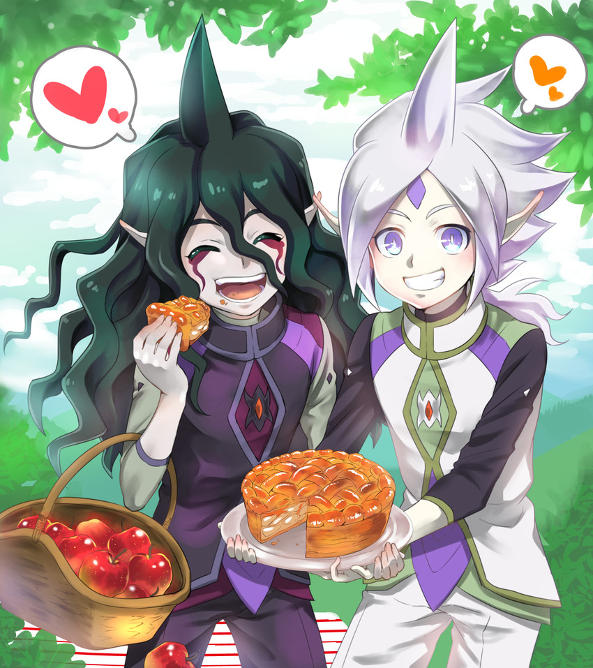 ryugeru baran and gandaresu baran (inazuma eleven and 2 more) drawn by matsumoto_achi