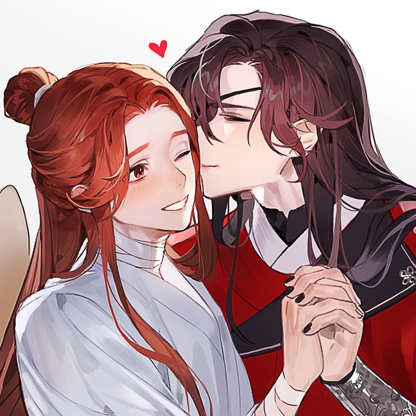 xie lian and hua cheng (tianguan cifu) drawn by guavaguava