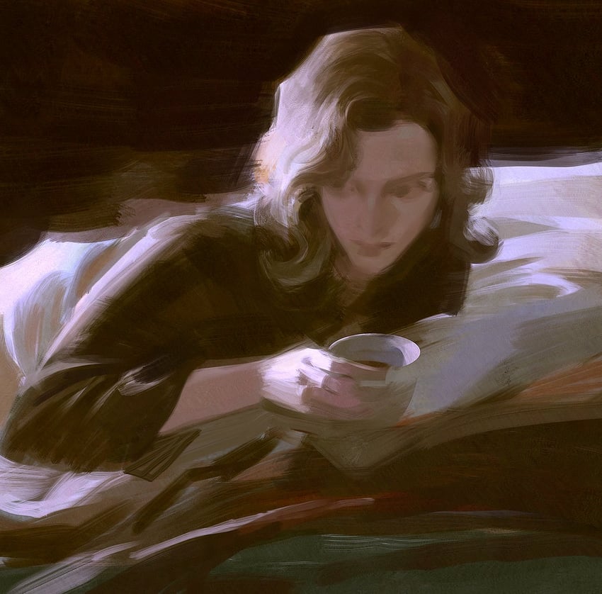 elizabeth harmon (the queen's gambit) drawn by yuming_li