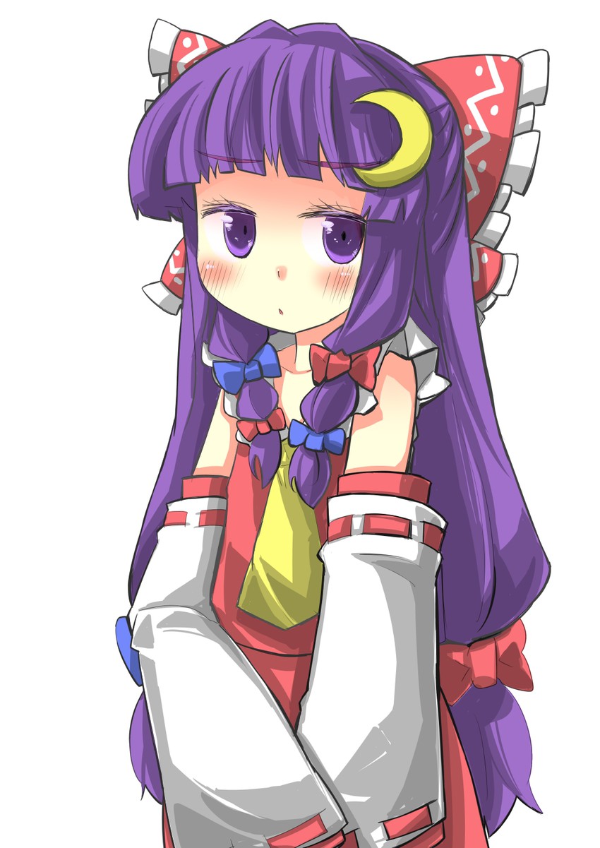hakurei reimu and patchouli knowledge (touhou) drawn by gaoo_(frpjx283)
