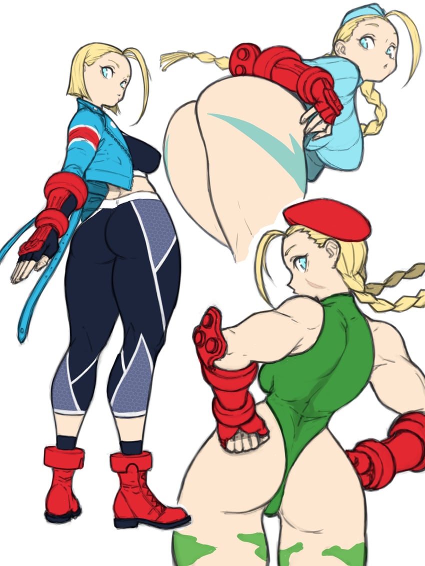cammy white (street fighter and 2 more) drawn by toshinoshin