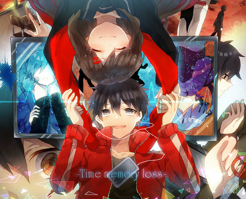 tateyama ayano, kisaragi shintarou, and ene (kagerou project and 1 more) drawn by toa_(sarara23)