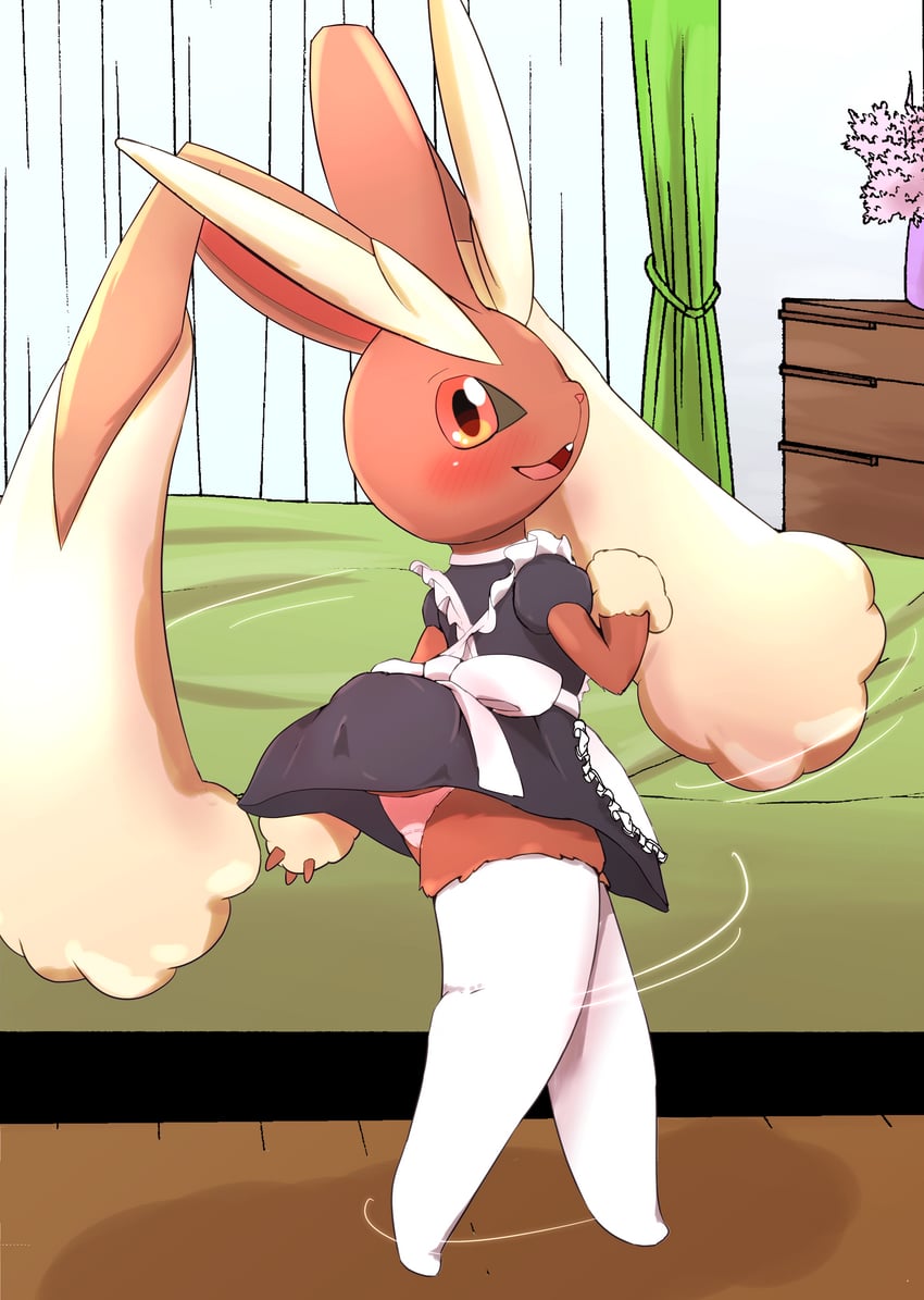 lopunny (pokemon) drawn by shuu_kuchiba