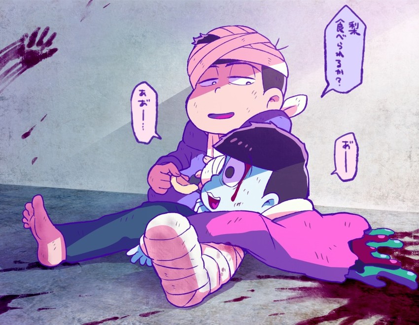 matsuno karamatsu and matsuno todomatsu (osomatsu and 1 more) drawn by shinonoko_(tubamecider)