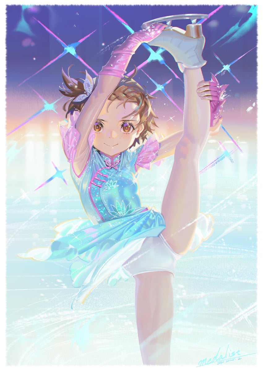 yuitsuka inori (medalist) drawn by alphonse_(white_datura)