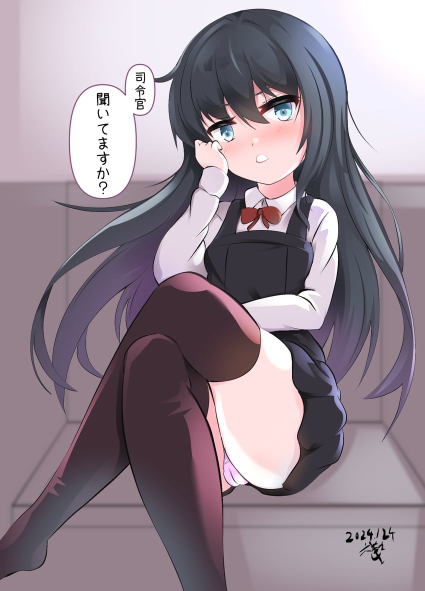asashio and asashio kai ni (kantai collection) drawn by meturyusinzero